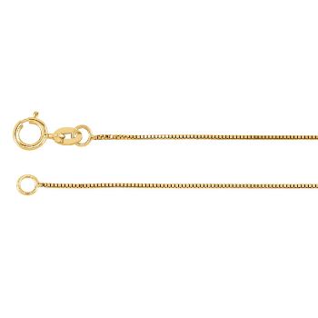 Picture of Yellow Gold Box Chain 0.50 mm