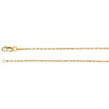 Picture of Yellow Gold Rope Chain 1.00 MM