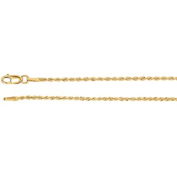 Picture of Yellow Gold Rope Chain 1.50 MM