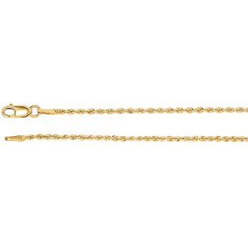 Picture of Yellow Gold Rope Chain 1.50 MM