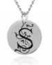 Picture of Large or XL Initial Disc Pendant