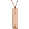 Picture of 1 Engravable Tall Tag with Stone