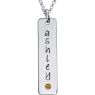 Picture of 1 Engravable Tall Tag with Stone