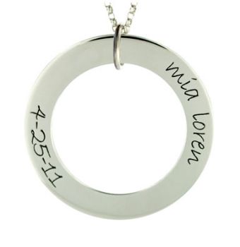 Picture of Name Date Engravable Loop