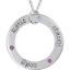 Picture of 3 Names Engravable Loop with Stones