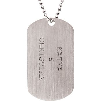 Picture of Posh Daddy Military Dog Tag