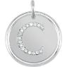 Picture of Initial C, Roxy Diamond Pendant