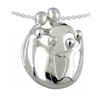 Picture of LARGE Two Parents and Four Children Pendant