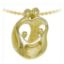 Picture of Gold Two Parents and Two Children Pendant