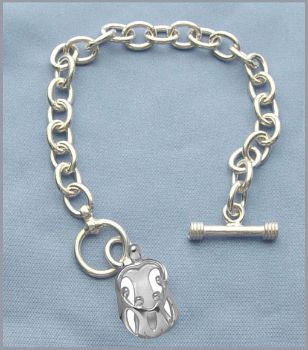 Picture of Silver Mother and Four Children Toggle Bracelet