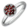 Picture of Silver Ring Garnet stones