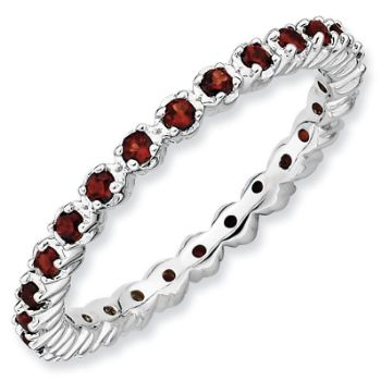 Picture of Silver Ring Garnet stones