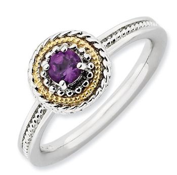 Picture of Silver Ring with Amethyst Stone