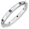 Picture of Silver Ring Amethyst Stones