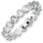 Picture of Silver Ring White Topaz stones