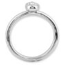 Picture of Silver Ring Oval Shaped White Topaz stone