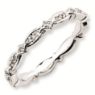 Picture of Silver Stackable Diamond Ring