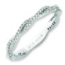 Picture of Silver Stackable Diamond Ring