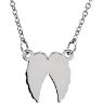 Picture of 14K Gold Petite Angel Wings 18" Necklace