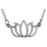 Picture of 14K Gold Petite Lotus 18" Necklace