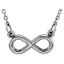 Picture of 14K Gold Petite Infinity 18" Necklace