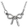 Picture of 14K Gold Petite Knotted Bow 18" Necklace