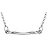 Picture of 14K Gold Petite Bar 18" Necklace