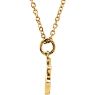 Picture of 14K Gold Petite Crown 18" Necklace