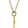 Picture of 14K Gold Petite Crown 18" Necklace