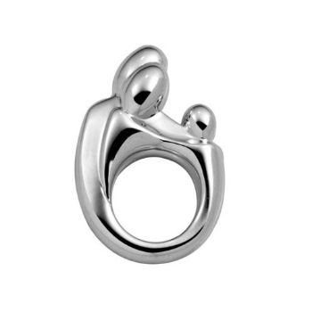 Picture of Small Family Pendant 14K White Gold