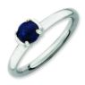 Picture of Silver Natural Blue Lapis Lazuli Stone Ring