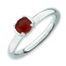 Picture of Silver Natural Red Agate Stone Ring