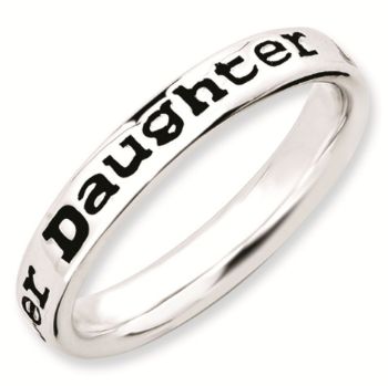 Picture of Sterling Silver Stackable Daughter Ring