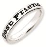 Picture of Sterling Silver Stackable Best Friends Ring