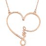 Picture of Diamond Love Heart Necklace