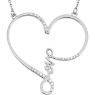 Picture of Diamond Love Heart Necklace
