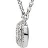 Picture of Love For Infinity Diamond Silver Necklace