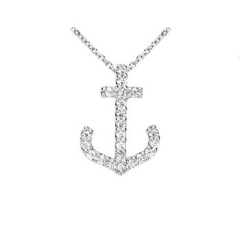 Picture of Diamond Anchor Necklace