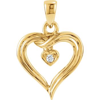 Picture of Diamond Heart Pendant