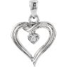 Picture of Diamond Heart Pendant
