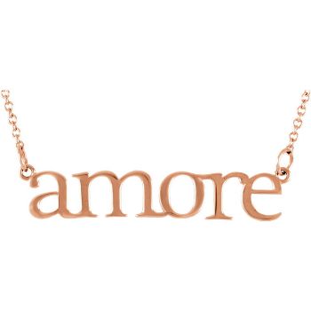 Picture of 14K Gold Amore Necklace