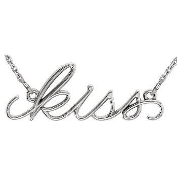 Picture of 14K Gold Kiss Necklace