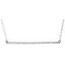 Picture of 14K Gold Diamond Straight Bar Necklace