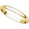 Picture of 14K Gold 2.5 mm Half Round Band