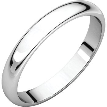 Picture of 14K Gold 3 mm Half Round Band