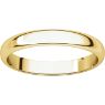 Picture of 14K Gold 3 mm Half Round Band
