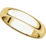 Picture of 14K Gold 4 mm Half Round Band