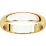 Picture of 14K Gold 4 mm Half Round Band