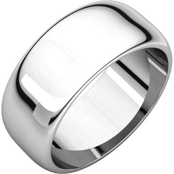 Picture of 14K Gold 8 mm Half Round Band