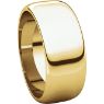 Picture of 14K Gold 8 mm Half Round Band